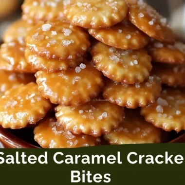 A close-up of golden caramel crackers arranged on a white plate.