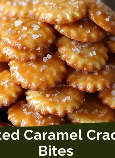 A close-up of golden caramel crackers arranged on a white plate.
