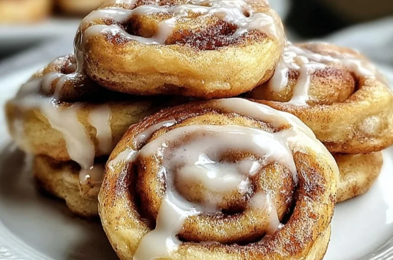 Delicious cinnamon roll cookies ready to be enjoyed with a cup of coffee.