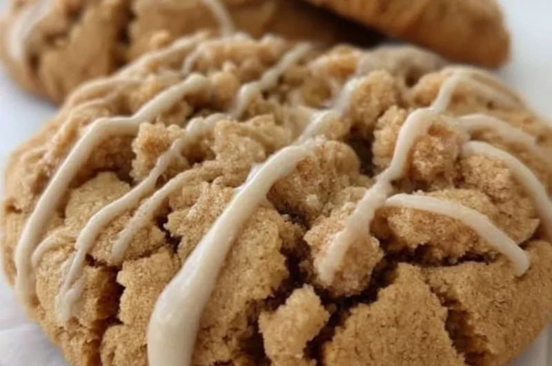Delicious coffee cake cookies served on a rustic plate, perfect for cozy gatherings.