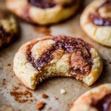 Delicious homemade cozy cinnamon rolls cookies on a plate
