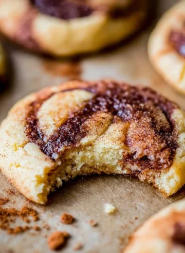 Delicious homemade cozy cinnamon rolls cookies on a plate