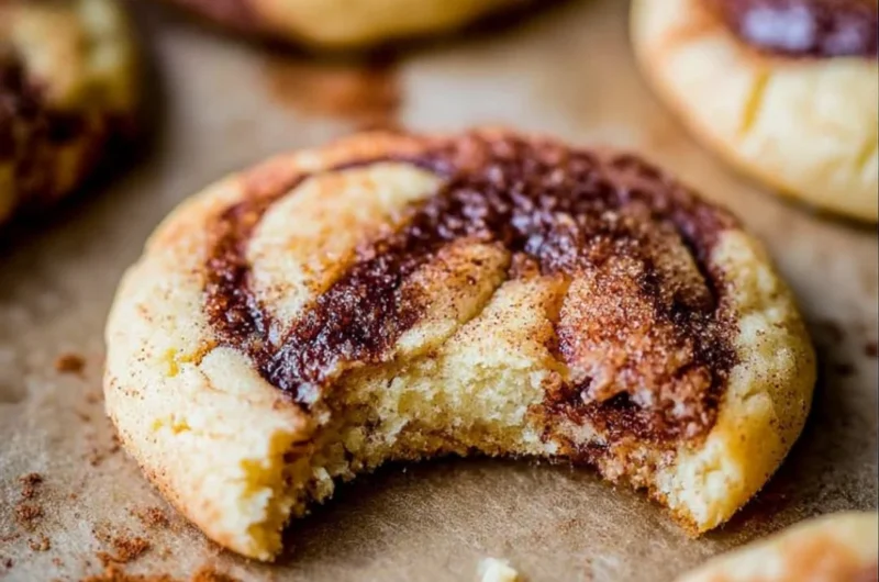 Delicious homemade cozy cinnamon rolls cookies on a plate