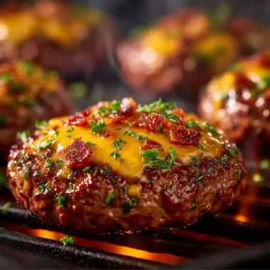 Delicious Crack Burgers served with toppings and sides on a wooden table.