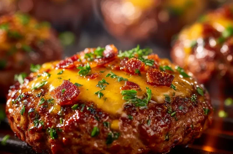 Delicious Crack Burgers served with toppings and sides on a wooden table.