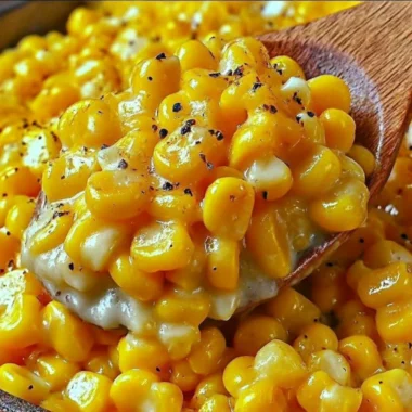 Delicious honey butter skillet corn served in a cast iron pan