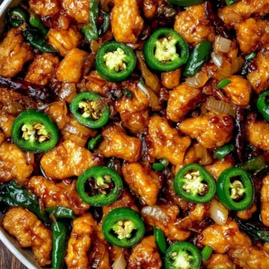 Deliciously baked jalapeño chicken served on a cozy dinner table.