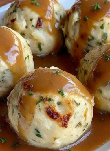 Delicious Thanksgiving leftover stuffing balls, crispy and full of flavor.
