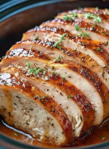 A beautifully prepared turkey cooked in the traditional Amish style.