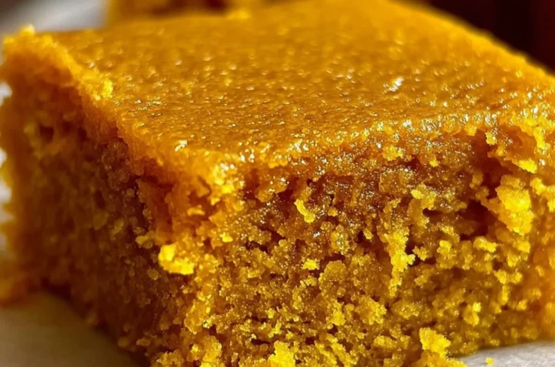 Homemade sugar free pumpkin bars topped with spices and nuts, a healthy dessert option.