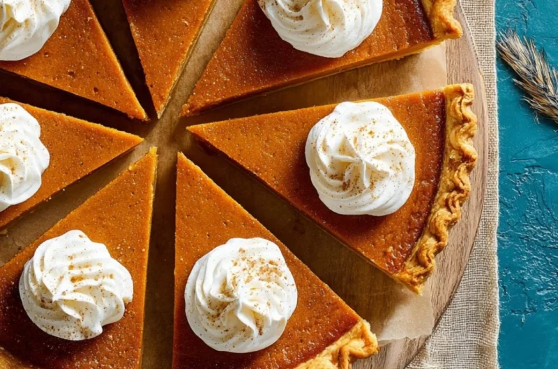 Delicious Southern sweet potato pie served in a decorative dish