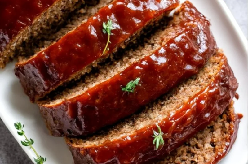 Ultimate meatloaf recipe showcasing tender and flavorful meatloaf sliced on a plate