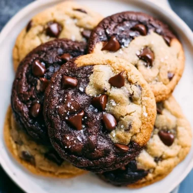 Delicious brookies combining brownies and cookies for a sweet treat.