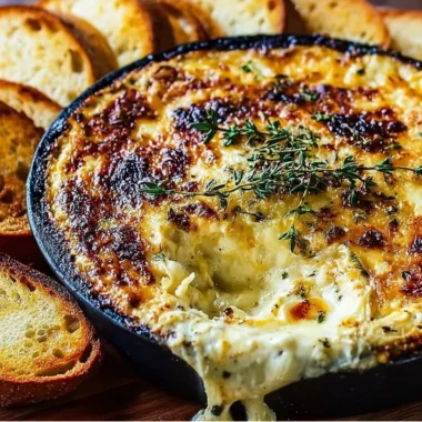 Caramelized onion and Gruyere dip served with fresh veggies and chips