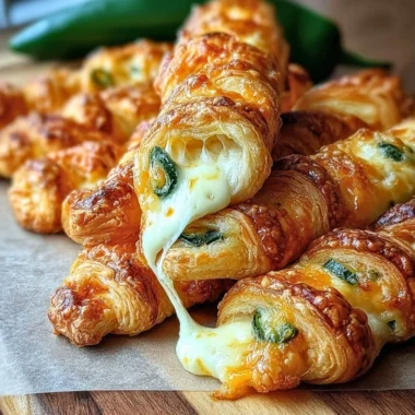 Delicious jalapeno popper twists served on a platter