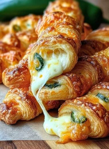 Delicious jalapeno popper twists served on a platter
