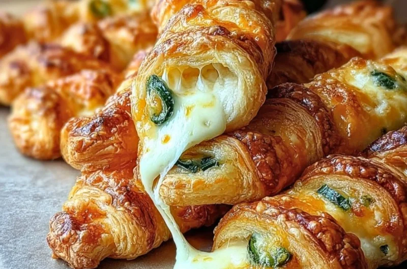 Delicious jalapeno popper twists served on a platter