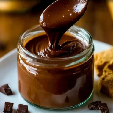 Delicious Peanut Butter Hot Fudge drizzled over ice cream