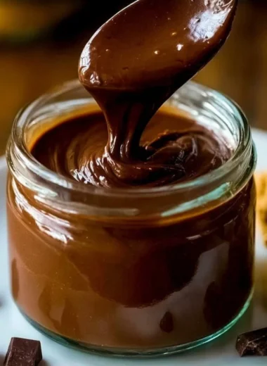Delicious Peanut Butter Hot Fudge drizzled over ice cream
