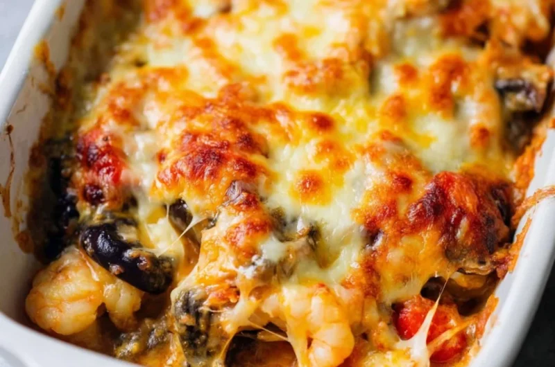 Delicious Seafood Dynamite dish served hot with vibrant toppings.