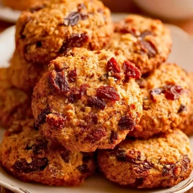 Delicious homemade sweet date cookies on a baking tray