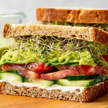Easy cucumber sandwiches on a plate for a delicious light snack