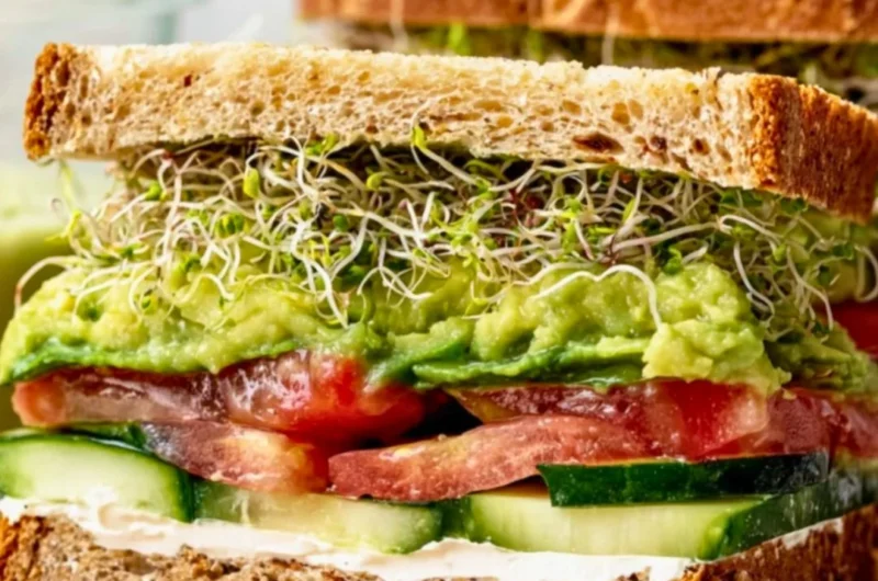 Easy cucumber sandwiches on a plate for a delicious light snack
