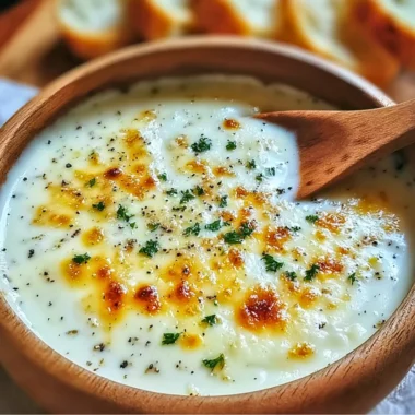 Garlic cream sauce drizzled over a freshly made pizza