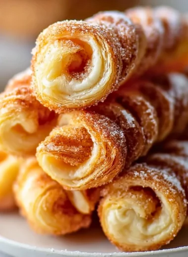 Delicious homemade cinnamon twists sprinkled with sugar and cinnamon