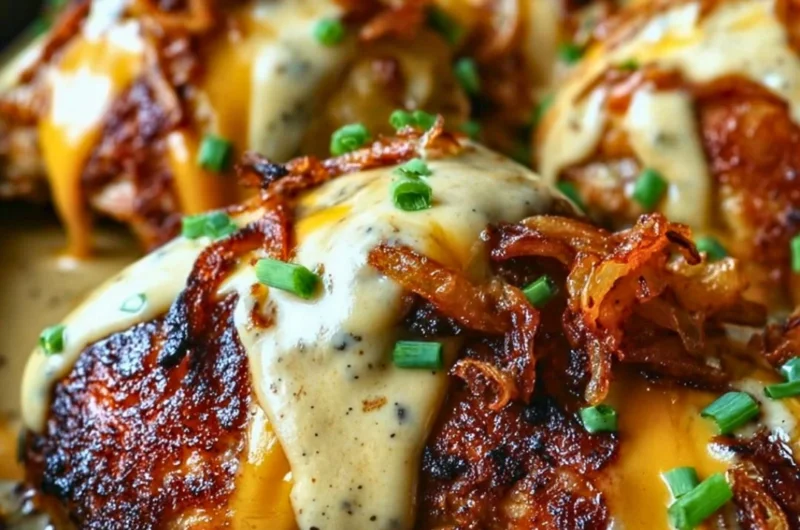 Deliciously cooked Mississippi Mud Chicken served on a plate