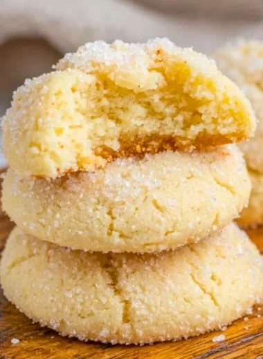 Delicious keto cream cheese cookies on a baking tray, low-carb dessert recipe.