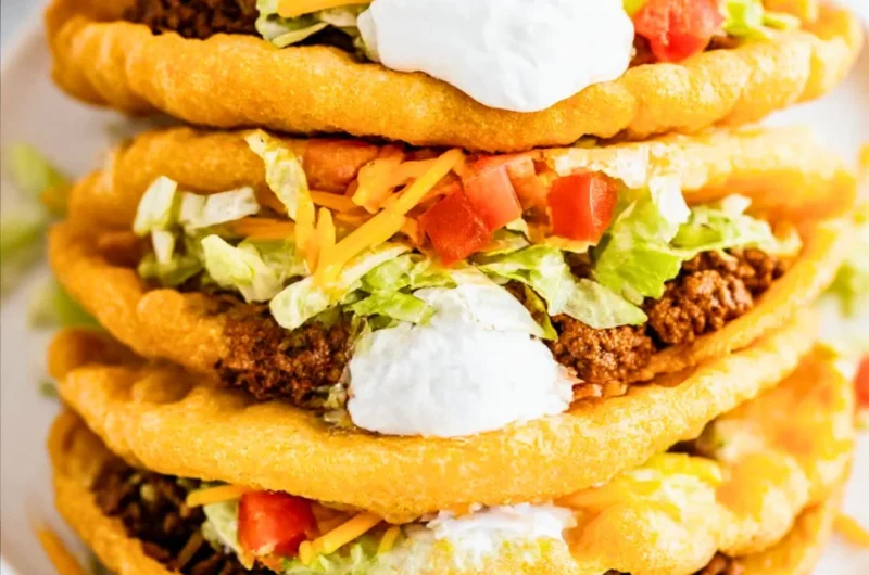 Homemade Copycat Taco Bell Chalupas with fresh ingredients