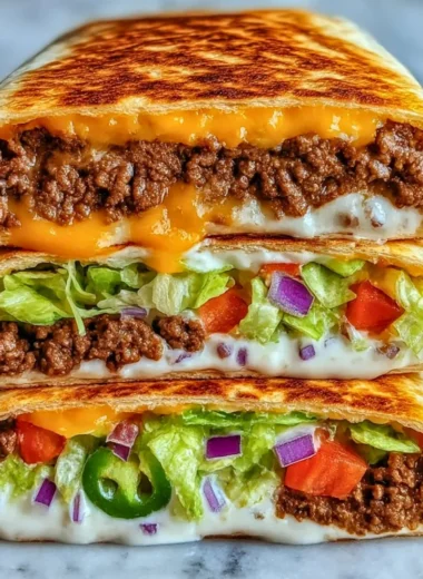 Delicious Keto Crunchwraps recipe for a healthy low-carb meal