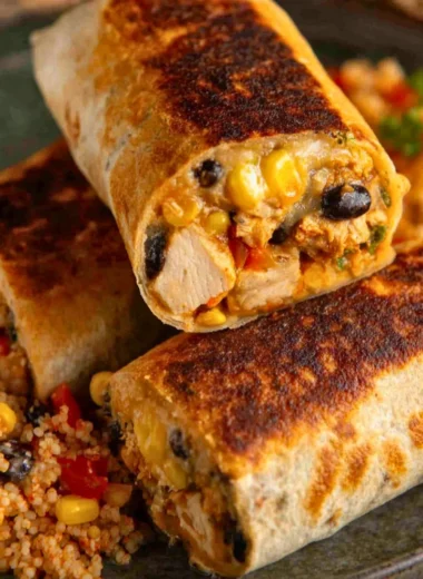 High protein burritos filled with nutritious ingredients for a healthy meal