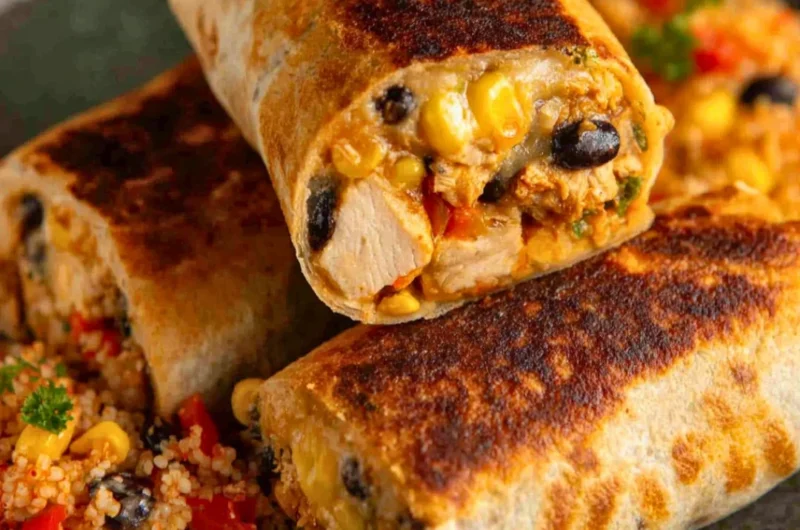 High protein burritos filled with nutritious ingredients for a healthy meal