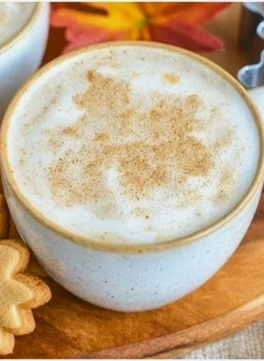 Delicious Maple Cinnamon Latte served in a cozy cafe setting