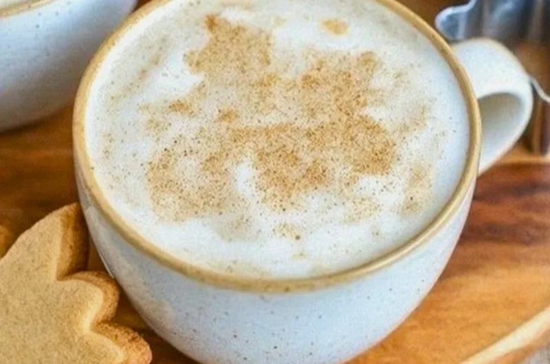 Delicious Maple Cinnamon Latte served in a cozy cafe setting