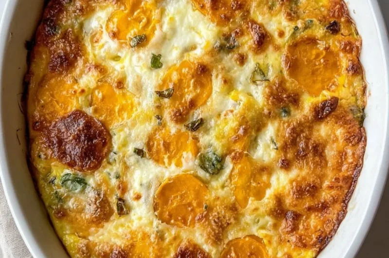 Delicious sweet potato breakfast dish served with toppings on a plate