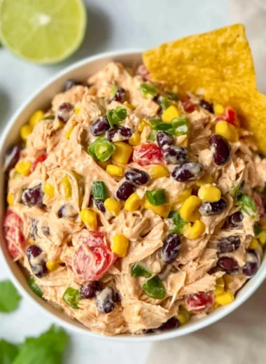 Delicious Barbecue Lime Southwest Chicken Salad with vibrant ingredients