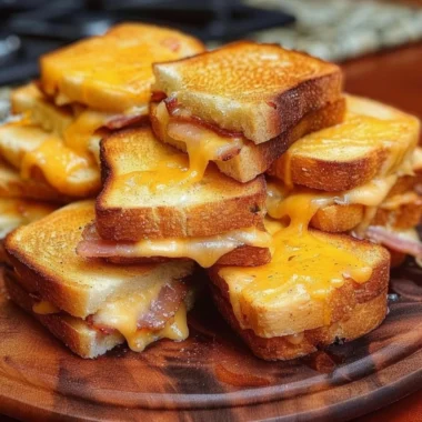 Mini Grilled Cheese Hawaiian Rolls freshly made and ready to serve.
