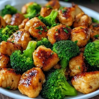 Air fryer chicken bites served with broccoli for a healthy meal