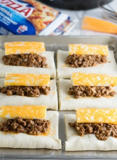 Delicious cheesy taco sticks served on a platter with salsa dip
