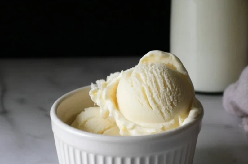 Delicious Cold Stone Sweet Cream Ice Cream in a cone