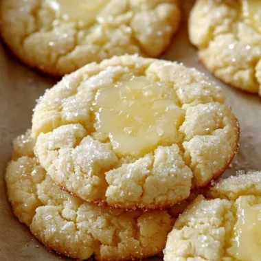 Plate of dreamy Kentucky Butter Cake Cookies with a golden brown finish.