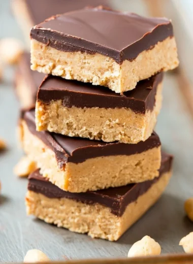 Homemade protein bars made with natural ingredients for a healthy snack.